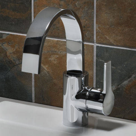 Fern Single Hole Single-Handle Bathroom Faucet 1.2 gpm/4.5 L/min with Lever Handle